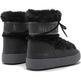 MOON BOOT Ltrack Faux Fur WP Damen Winterstiefel schwarz, 41 EU