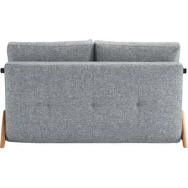 Innovation Living Schlafsofa Polyester 2-Sitzer Grau