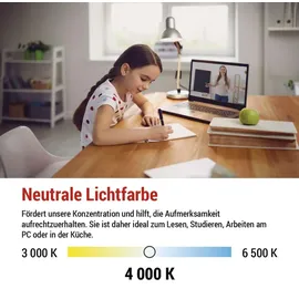 EMOS LED-Birne 3,8W E27 neutralweiß 806 lm 3 St.