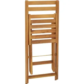 vidaXL 3-tlg. Bistro-Set Klappbar Massivholz Akazie