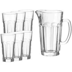 Leonardo Rock Krugset 7er Set transparent 