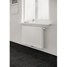 Purmo Flachheizkörper 600 x 1200 mm 2051 W schwarz Ventil Compact M Flex