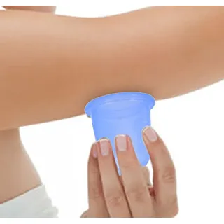 Schröpfe Silikon Becher Set,Anti Cellulite Therapie für Körper-Massage,Silikon Schröpfgläser mit verbessertem Konzept