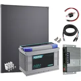 Solaranlage 200W Premium-Set AGM - MEDIUM