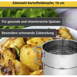 Krüger Kartoffeldämpfer 16 cm Edelstahl