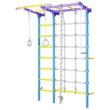 JEFlex Sprossenwand Sprossenwand ClimbMaxx M4 blau|gelb|lila