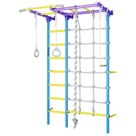 JEFlex Sprossenwand Sprossenwand ClimbMaxx M4 blau|gelb|lila