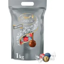 Lindt Lindor Kugeln Silber Mischung 1 kg