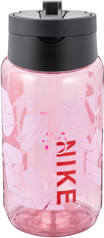 NIKE TR Renew Recharge Straw Trinkflasche aus Trinat 473 ml 934 - elemental pink/black/siren red