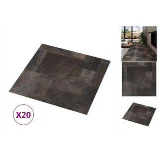 vidaXL PVC-Fliesen Selbstklebend 20 Stk. 1,86 m2 Holzoptik