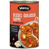 Menzi Fertiggericht, Menzi Kessel Gulasch Suppe mit Rindfleisch typisch ungarisch 4200g
