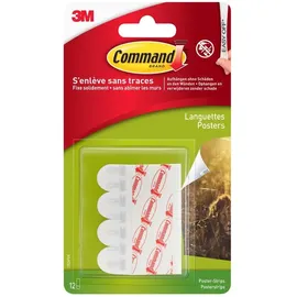 Command Klebepads Weiß 12 Stück