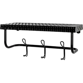 Haku-Möbel Wandgarderobe Breda 21527 Schwarz