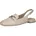 Leder-Slingballerinas in Creme 38
