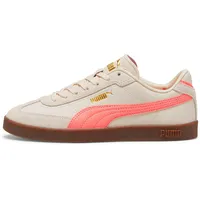 Puma Club II Era Sneaker, Alpine Snow-Fluro Peach PES-Gum, 39