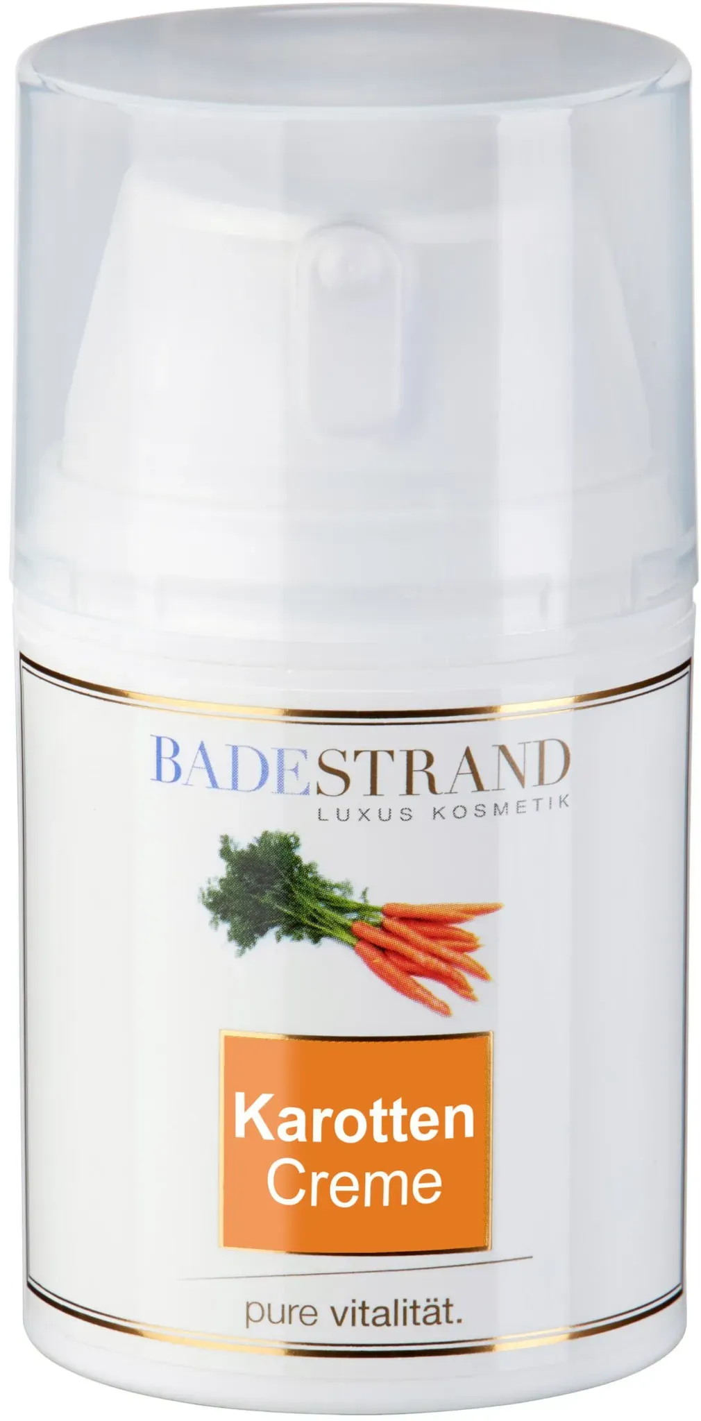 Badestrand Karotten Creme, 50 Milliliter