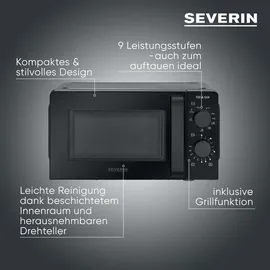 Severin MW 9182 Schwarz