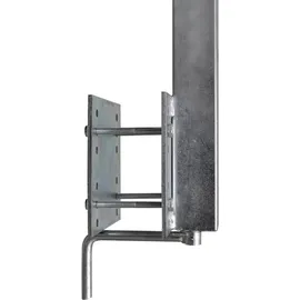 vidaXL Bootstrailer-Stützen Doppelrad 59-84 cm
