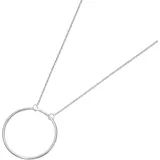GIORGIO MARTELLO MILANO Charm-Kette "Kreis Anhänger, Silber 925", silber, GIORGIO MARTELLO MILANO, Halsketten, Damen, 70cm, Silber 925 (Sterlingsilber)