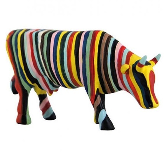 Striped - Cowparade Kuh Small