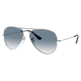 Ray-Ban Aviator Large Metal RB3025 003/3F 58-14 polished silver/light blue