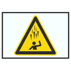HB-Druck Achtung Eiszapfen Symbol A6 (105x148mm) Schild