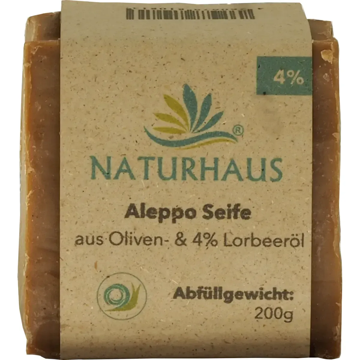 NATURHAUS Aleppo Seife 4% Lorbeeröl