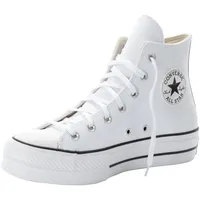 Converse Chuck Taylor All Star Platform Leather High Top white/black/white 39