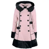 Hell Bunny Sarah Jane Coat Frauen Wintermantel rosa S - S