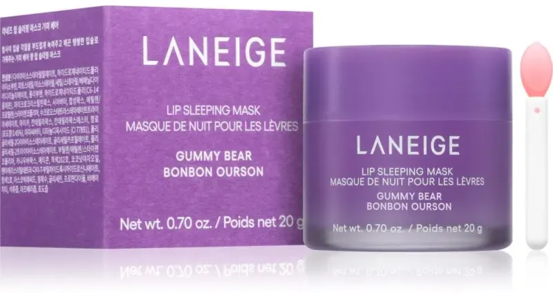LANEIGE Lip Sleeping Mask regenerierende Nachtcreme für Lippen Farbton Gummy Bear 20 g