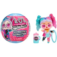 L.O.L. Surprise! LOL Surprise All Star Sports Gymnastics - Turn-Thema Sammlerpuppe mit 8 Überraschungen Inklusive Sportpuppe und Schwebebalken-Kugel - Ideal für Mädchen und Olympiade-Fans ab 3 Jahren