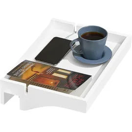 SoBuy Bettablage mit Kabelführung 36 x 9 x 25 cm