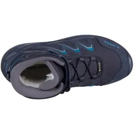Lowa MADDOX WARM GTX Mid Kinder Leichtwanderschuhe stahlblau, 32