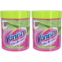 Vanish Detachant Textile Pulver Stop Gerüche – 2 Dosen à 470 g