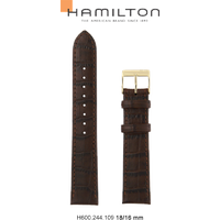 Hamilton Leder Ventura Band-set Leder-braun-18/16 H690.244.109 - braun
