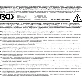 BGS Einmaulschlüssel DIN 894 SW 60 mm