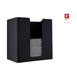 Proox Gästehandtuchspender ONE dark passion DP180 Alu schwarz