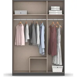 Rauch Drehtürenschrank »StyleUp«, Typ Monochrome mit eleganten, langen Griffstangen in Schrankfarbe