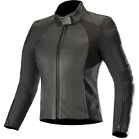 Alpinestars Vika V2, Lederjacke - Schwarz