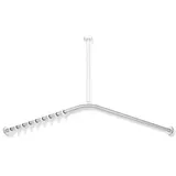 Hewi Duschvorhangstange 80 x 80 cm weiß