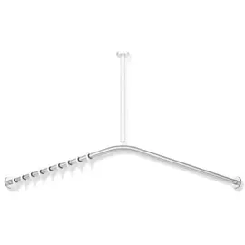 Hewi Duschvorhangstange 80 x 80 cm weiß