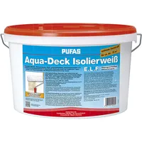 Pufas Aqua-Deck Isolierweiß E.L.F. Weiß 10 l