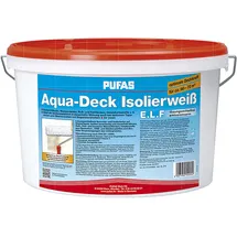 Pufas Aqua-Deck Isolierweiß E.L.F. Weiß 10 l