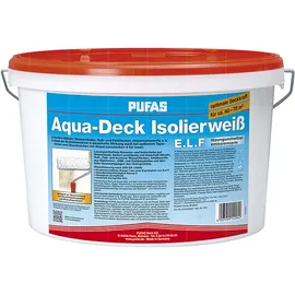 Pufas Aqua-Deck Isolierweiß E.L.F. Weiß 10 l