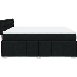 vidaXL Boxspringbett 180 x 200 cm Schwarz