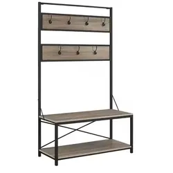 Garderobe GB10 Standgarderobe Holz metall
