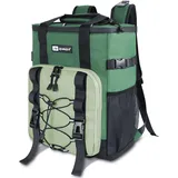 Kühlrucksack 20L Kühltasche Rucksack Groß Faltbar, 24 Dosen Kühl Rucksack Gross Thermo Rucksack Isolierte Rucksack mit Kühlfach Kühlrucksäcke Einkaufsrucksack für Strand/Picknick/Camping/BBQ/Ausflüg