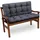 Amazinggirl Palettenkissen 150 x 100 cm schwarz 1 St.