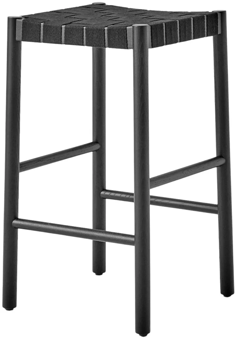 &Tradition Betty TK7 Barhocker, höhe 66 cm, eiche schwarz / gewebe schwarz