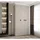 abiks möbel Drehtürenschrank COMO 120 x 245,5 x 50 cm Schwarz